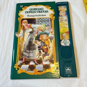 COPY - 🍀2/10.00🍀 Golden Hardcover Sound Story Rumpelstiltskin , not working /ba…